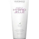 Simply Hybrid Jelle Fragrance Free Lubricant - 4 Fl. Oz. Lubes & Essentials Wicked Sensual Care