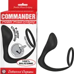 Commander Prostate Pleaser Cockring - Black Anal Play Nasstoys