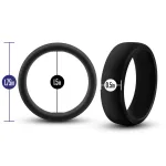 Performance - Silicone Go Pro Cock Ring - Black Cockrings Blush
