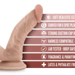 Dr. Skin - Dr. Stephen - 6.5 Inch Dildo With Balls - Beige Dildos Blush