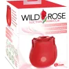 Wild Rose Suction Vibrator - Red Vibrators Icon Brands