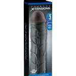 Fantasy X-Tension Mega 3-Inch Extension - Black Enhancers Pipedream