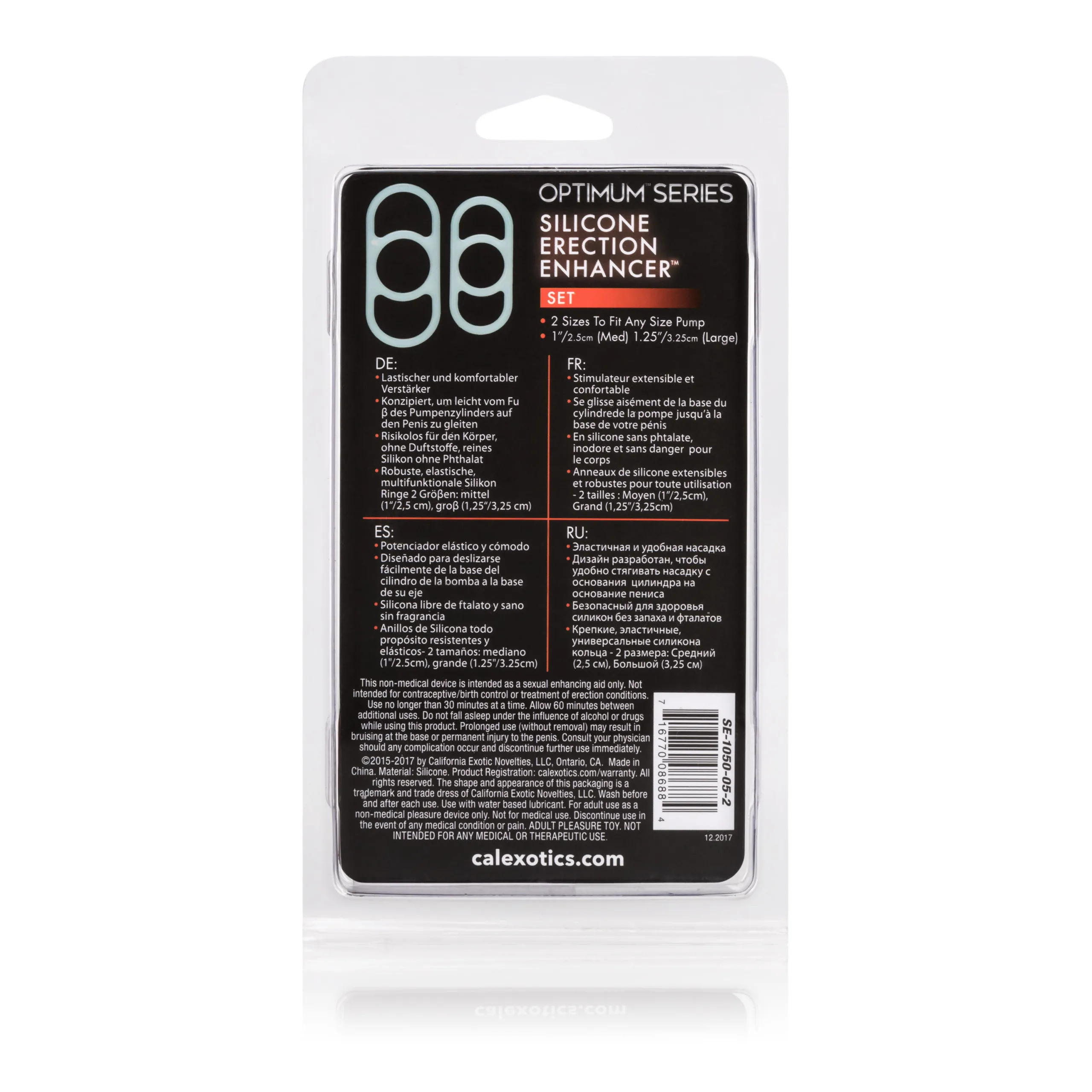 Silicone Erection Enhancer Set of Two Enhancers CalExotics