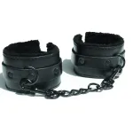 Sex and Mischief Shadow Fur Handcuffs BDSM & Kink Sportsheets