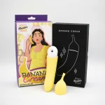 Banana Cream Air Pulse and G-Spot Vibrator - Yellow Vibrators Like A Kitten