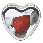Edible Heart Candle - Strawberry - 4 Oz. Lubes & Essentials Earthly Body