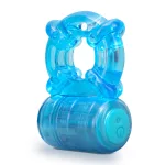 Stay Hard - Rechargeable 5 Function Cock Ring - Blue Vibrators Blush