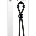 Ultimate Silicone Lasso - Black Cockrings | Adjustable Evolved Novelties
