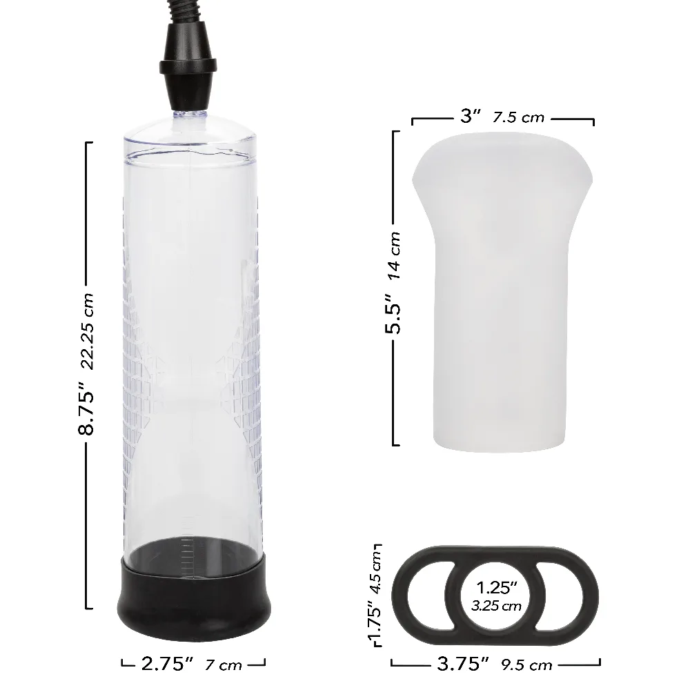 Peak Edging Kit - Black/clear Strokers & Pumps CalExotics