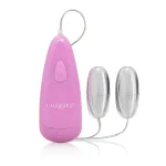Pocket Exotics Waterproof Double Silver Bullets - Pink Vibrators CalExotics