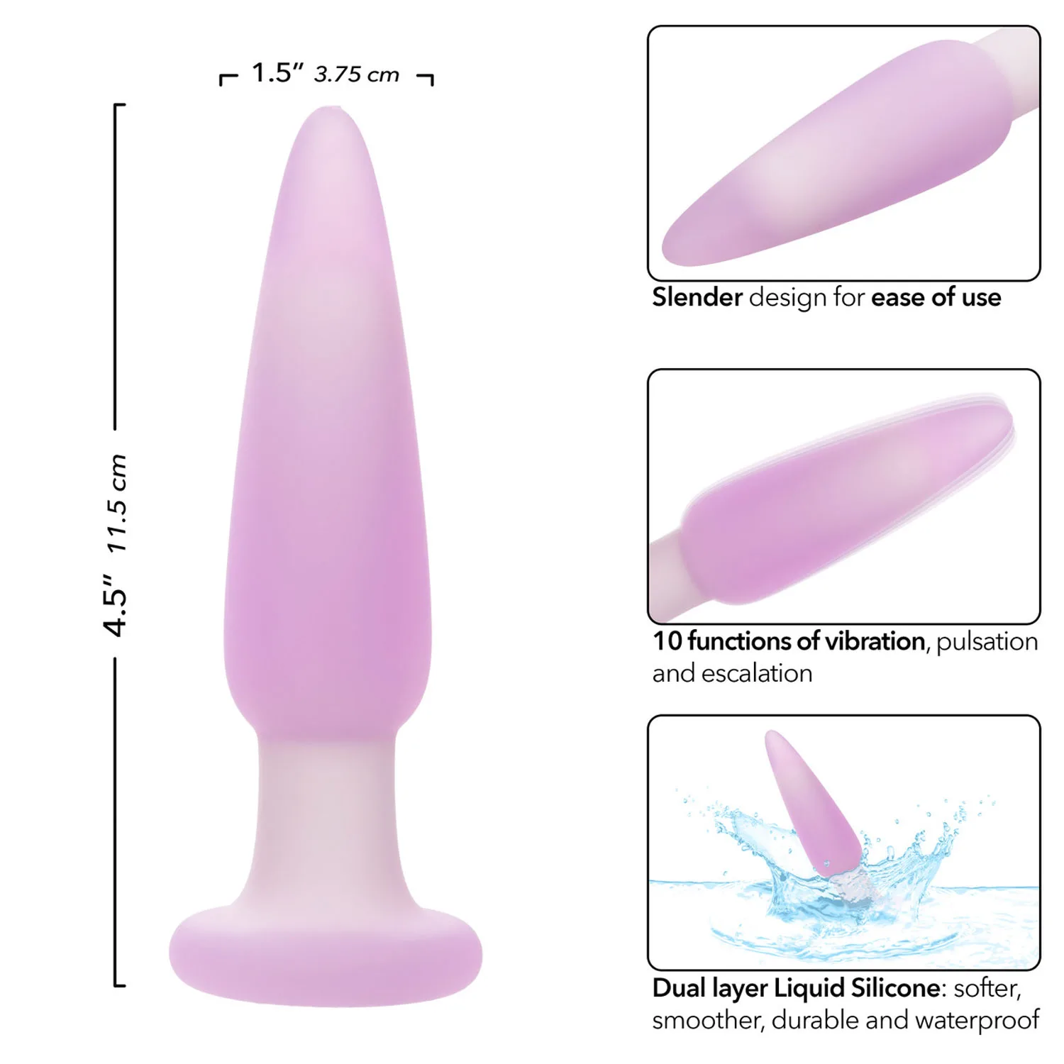 Lavender Haze Slender Probe Vibrators CalExotics