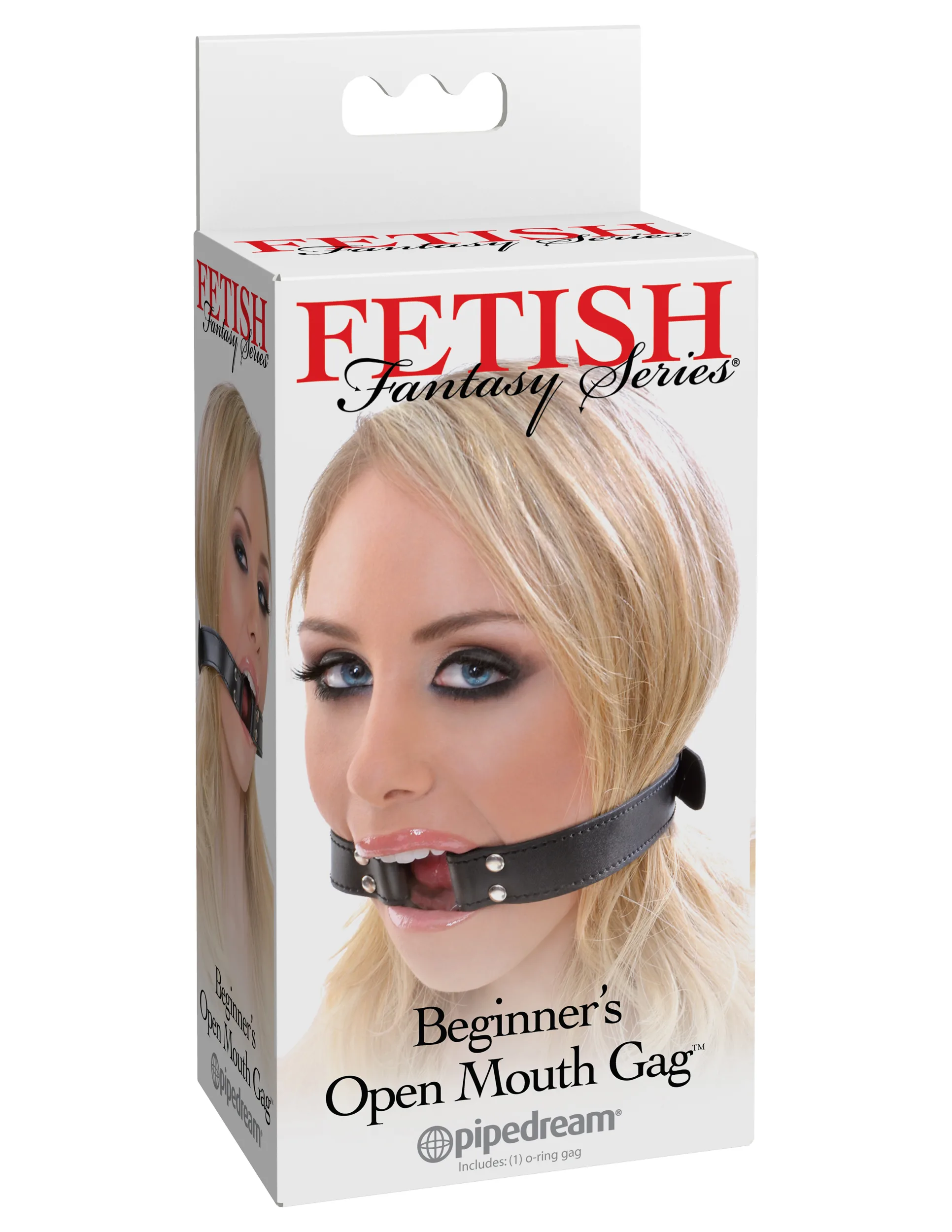 Fetish Fantasy Series Beginners Open Mouth Gag - Black BDSM & Kink Pipedream