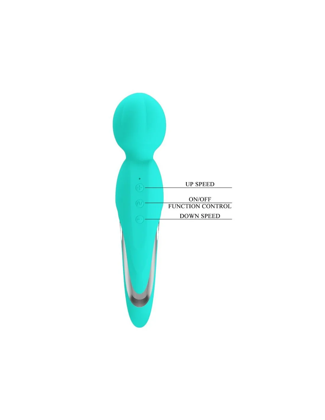 Walter Super Soft Silicone Wand - Seafoam Vibrators Pretty Love