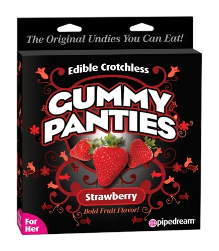 Gummy Panties - for Her - Strawberry Panties & Thongs Pipedream
