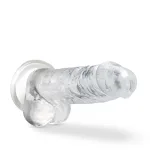 Naturally Yours - 7 Inch Crystalline Dildo - Diamond Dildos Blush