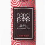 Handi Pop Handjob Massage Gel - Strawberry - 4.2 Oz. Lubes & Essentials Sensuva