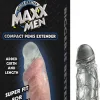 Maxx Men Compact Penis Sleeve - Clear Penis Extension & Sleeves | Non-Vibrating Nasstoys