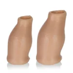 Hood Moreskin Silicone Faux Foreskin - Light Tone - Medium/large Penis Extension & Sleeves | Non-Vibrating Oxballs