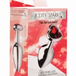 Red Heart Gem Anal Plug - Medium Anal Play XR Brands