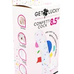 Get Lucky Confetti Cock - 8.5 Inch Anal Play Voodoo Toys