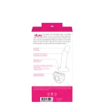 Duo Semi-Realistic Dildo With Harness - Pink/purple Dildos VeDO