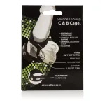 Silicone Tri-Snap C & B Cage Cockrings | Adjustable CalExotics