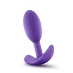 Luxe - Wearable Vibra Slim Plug - Small - Purple Anal Play Blush