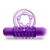 Play With Me - the Player - Vibrating Double Strap Ring - Purple Vibrators Blush