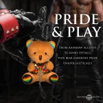 Pride Bear Keychain Novelty XR Brands