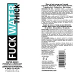Fuck Water Thick 8oz Clear Water Based Lubricant Lubes & Essentials Fuck Water