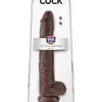 King Cock 14 Inch Cock With Balls - Brown Dildos Pipedream