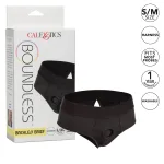Boundless Backless Brief - S/m - Black Vibrators CalExotics