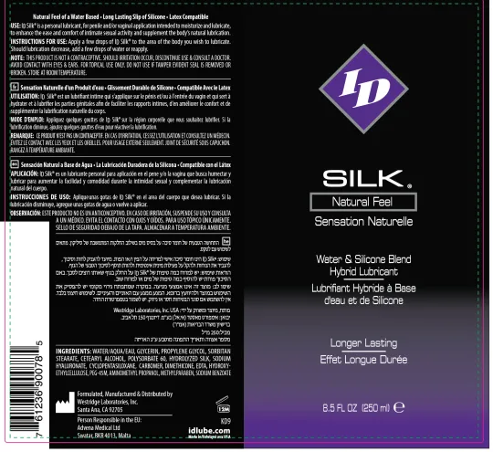 ID Silk Silicone and Water Blend Lubricant 8.5 Oz Lubes & Essentials I.D. Lubricants