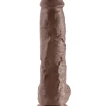 King Cock 10-Inch Cock With Balls - Brown Dildos Pipedream