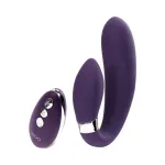 Jeni C-Shaped Dual Motor Vibe With Remote - Purple Vibrators VeDO
