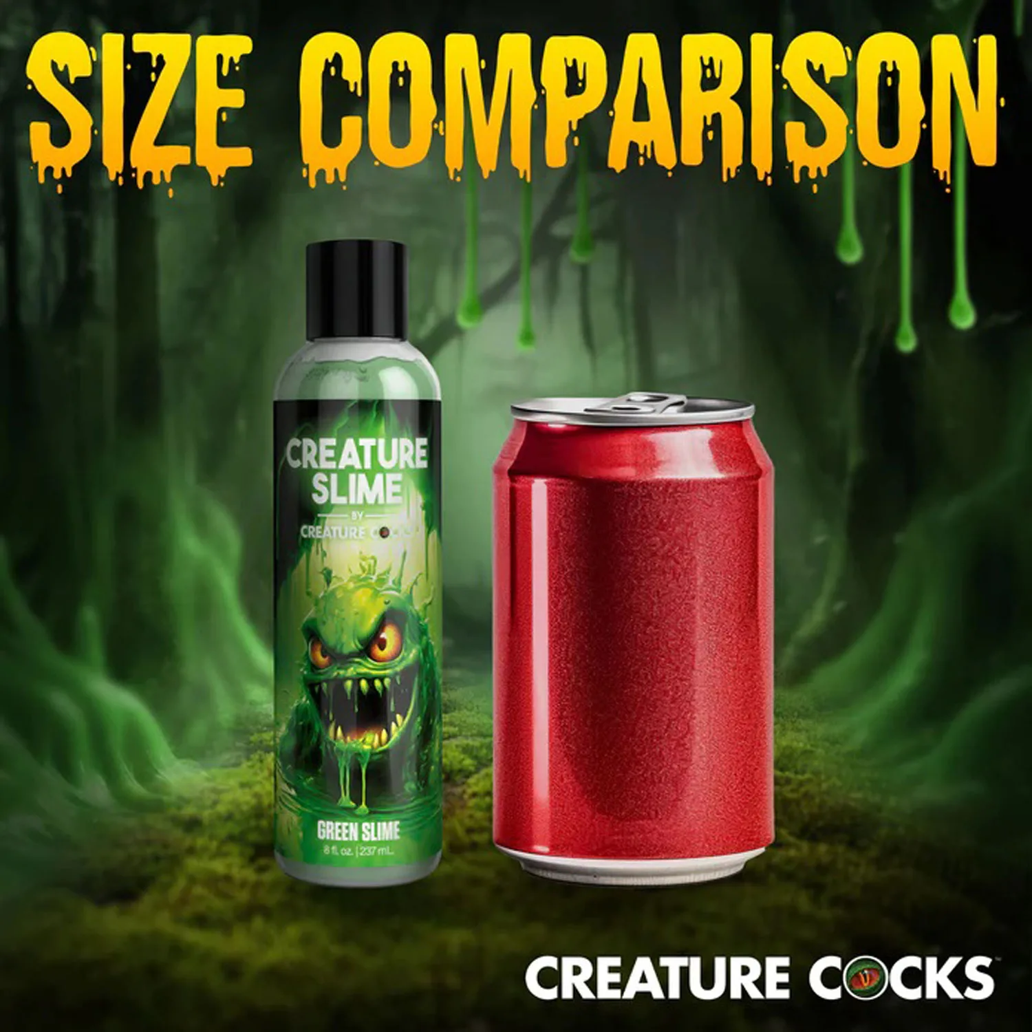 8oz Creature Slime Green Slime Water-Based - Lubricant Lubes & Essentials XR Brands