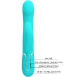 Falin Rabbit Vibrator Pearls - Turquoise Vibrators Pretty Love
