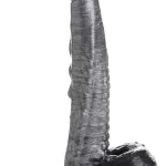 The Gargoyle Rock Hard Silicone Dildo - Silver Dildos XR Brands