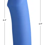 Squeezable Thick Phallic Dildo - Blue Dildos XR Brands