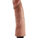 King Cock 9 Inch Vibrating Cock - Tan Vibrators Pipedream