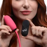 28x Plush Egg and Remote - Pink Vibrators XR Brands