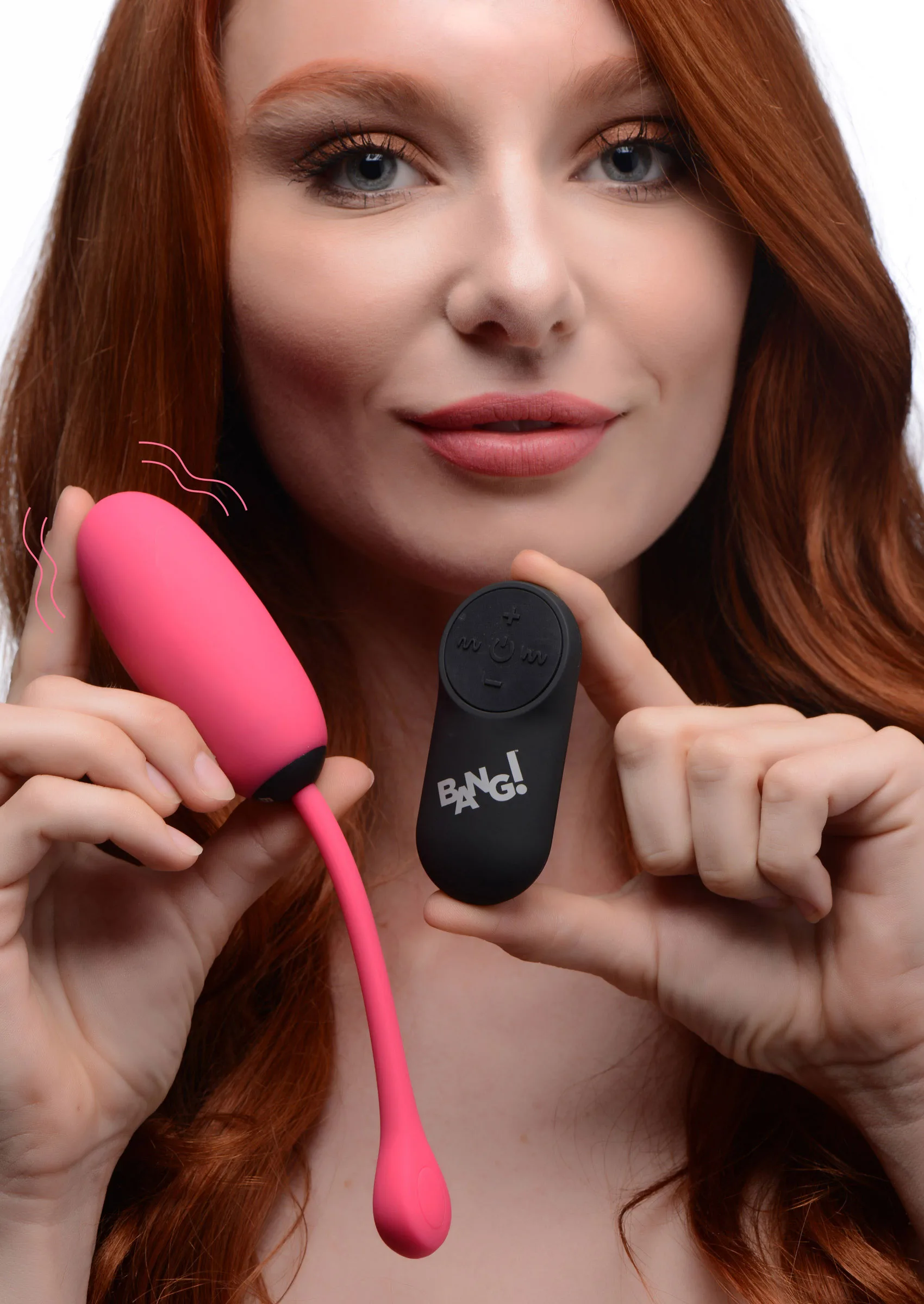 28x Plush Egg and Remote - Pink Vibrators XR Brands