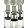 Max Twist Clit and Nipple Triple Sucker Set Strokers & Pumps XR Brands