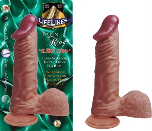 Lifelike Latin King 9 Inch Dildos Nasstoys