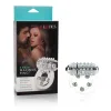 Maximus Enhancement Ring 5 Stroker Beads Rechargeable Clear Vibrators CalExotics