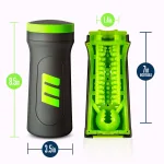 M for Men - M2 - Male Masturbator Cup - Black Strokers & Pumps Blush