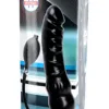 Inflatable 11 Inch Super Dong - Black Dildos XR Brands