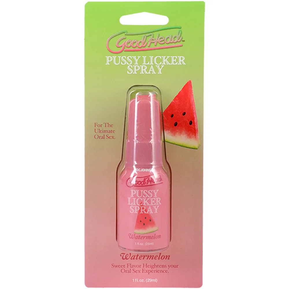 Goodhead Pussy Licker Spray Watermelon 1 Fl Oz Festival & Rave Doc Johnson
