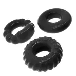 Bonemaker 3-Pack Boner Rings - Black Strokers & Pumps Oxballs