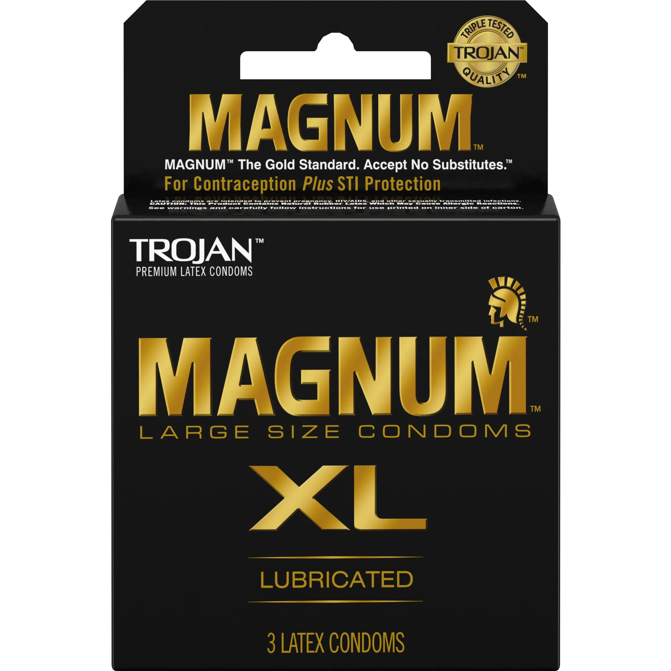 Trojan Magnum XL - 3 Pack Lubes & Essentials Paradise Marketing